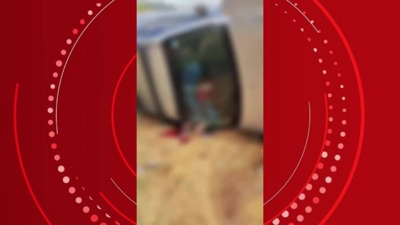 Família sofre acidente após carro capotar em Murici