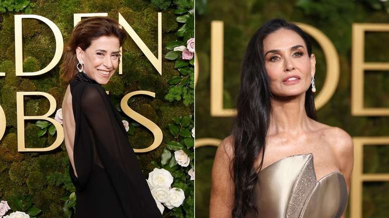 Fernanda Torres revela que foi surpreendida com mensagem de Demi Moore antes do Globo de Ouro