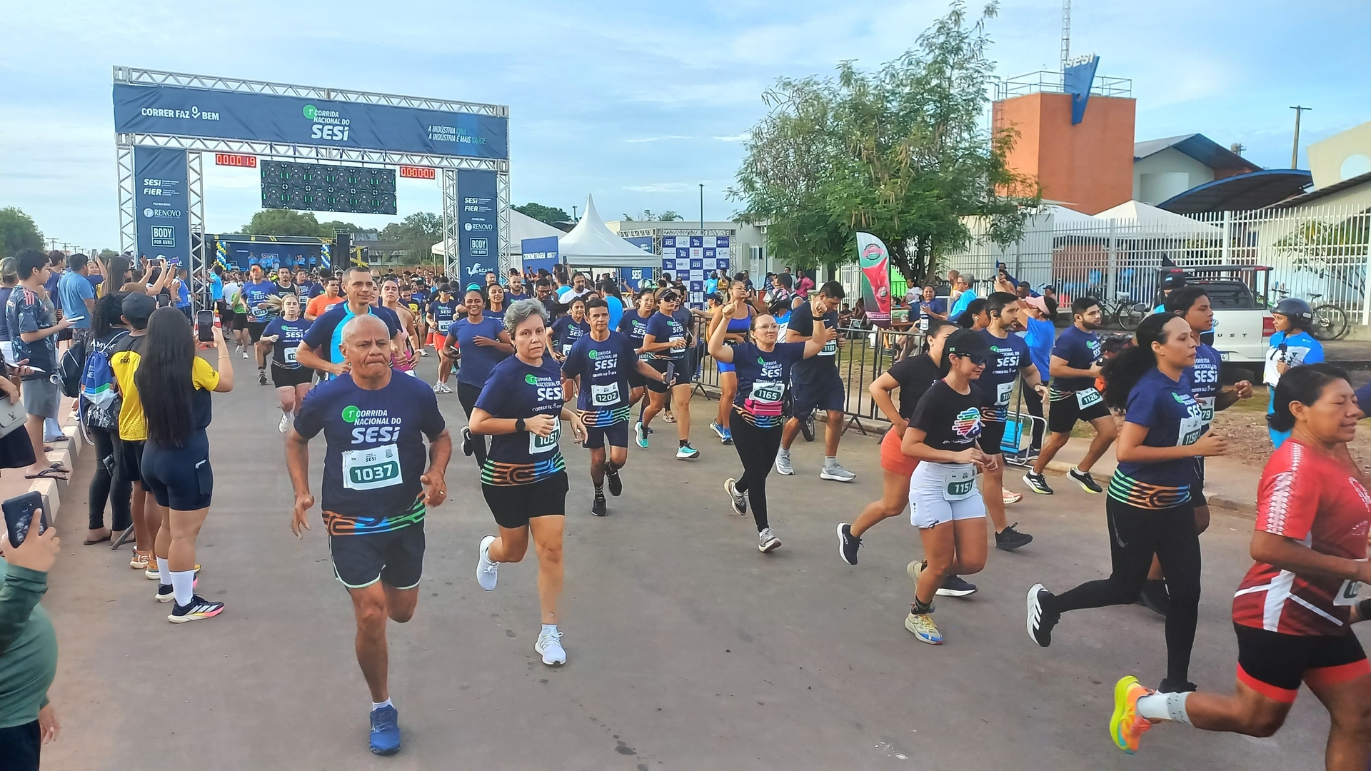 Vencedores da Corrida Nacional do Sesi em Maceió