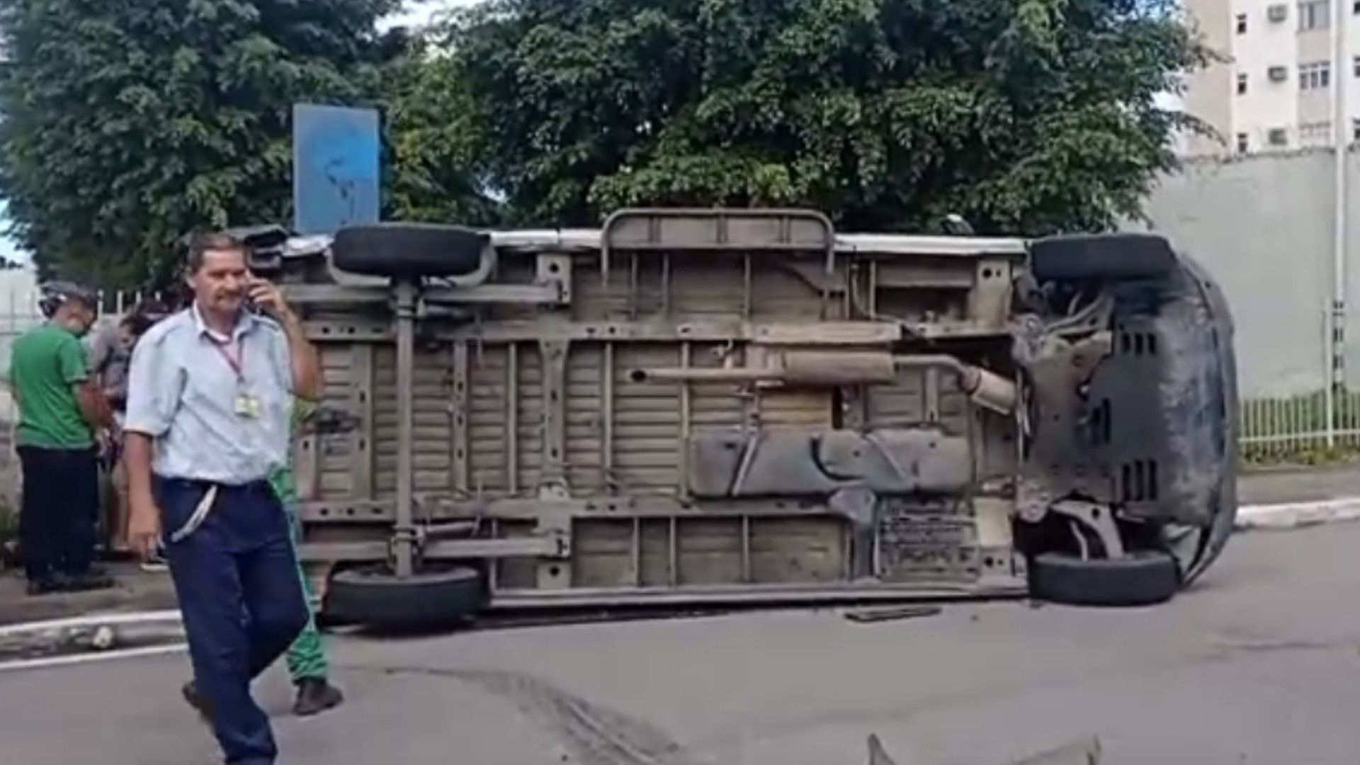 Acidente com ambulância e gestante em Maceió