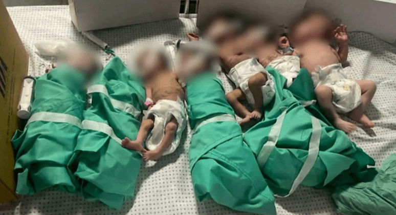 Incubadora é desligada em hospital de Gaza após corte de energia