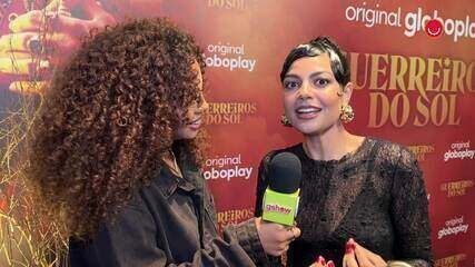 Larissa Bocchino comenta sobre desafios em Guerreiros do Sol
