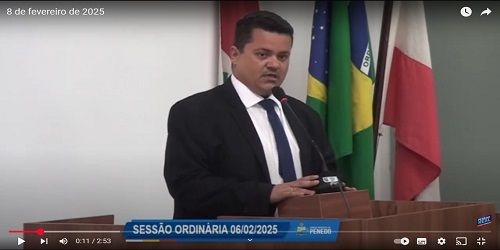 Rodrigoa Regueira retoma cadeira na CVP e abre ano legisltaivo em tribuna
