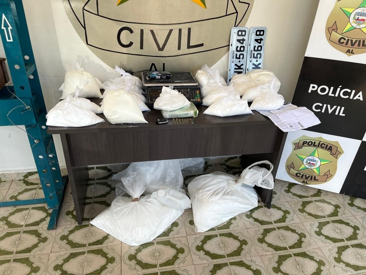 Polícia apreende 40 quilos de drogas em Arapiraca