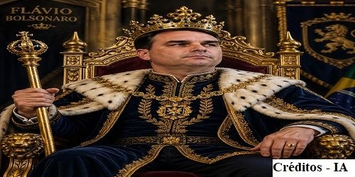 Flávio Bolsonaro herda título de corrupto, miliciano e rei das fake news