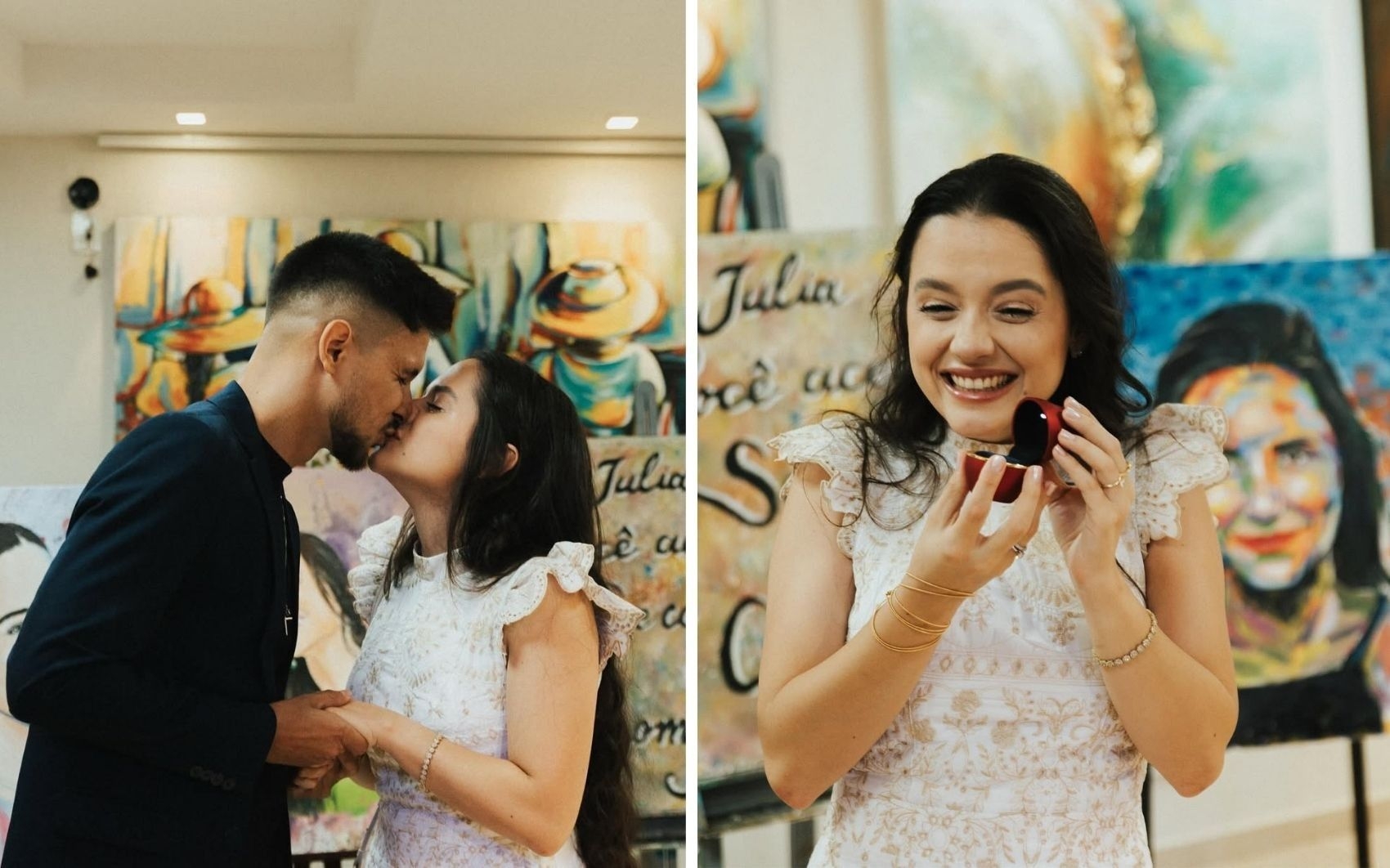 Exposição de Tatuador Encanta com Pedido de Casamento
