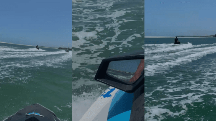 Corregedoria da PM vai apurar envolvimento de militar em perseguição com jet-skis, no Pontal