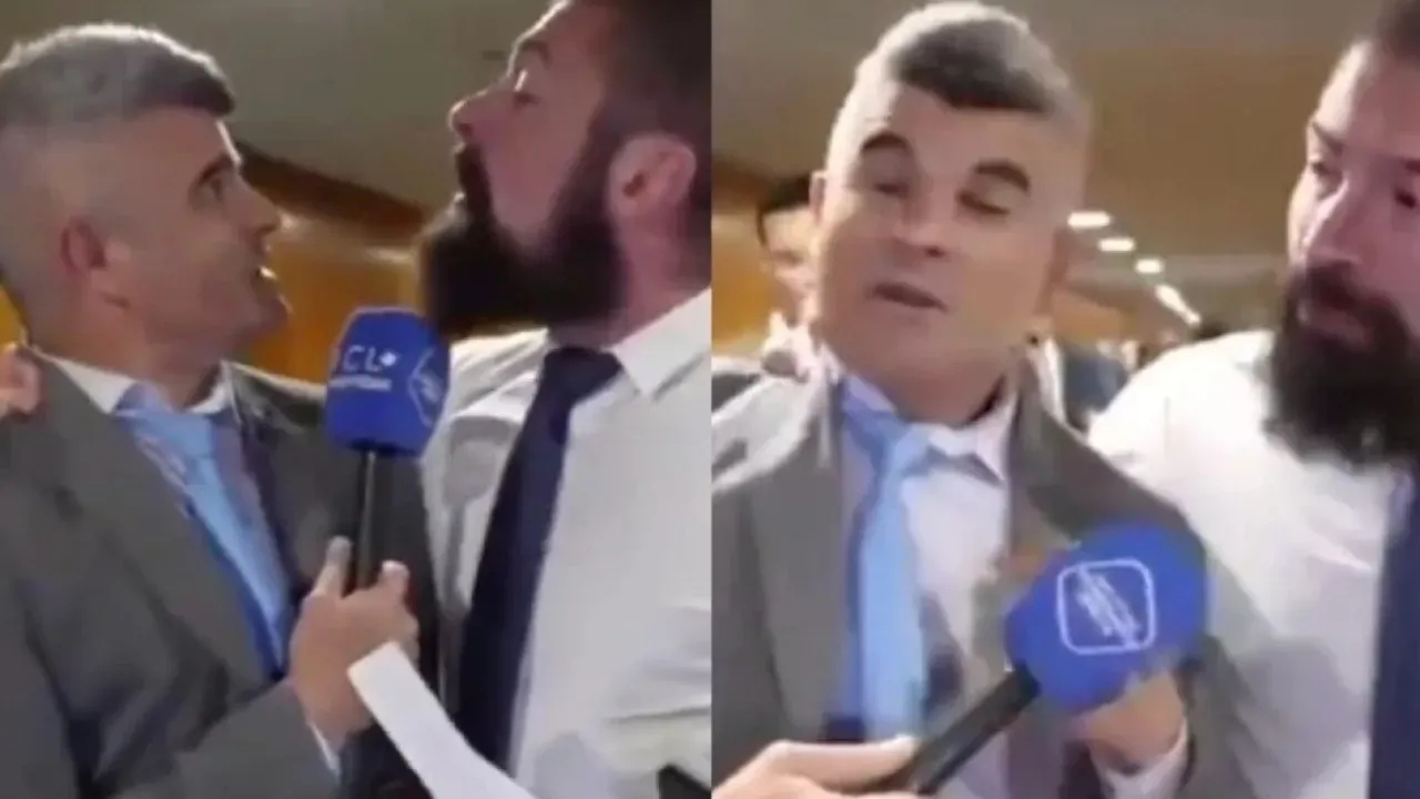Deputado agride repórter Guga Noblat em Brasília