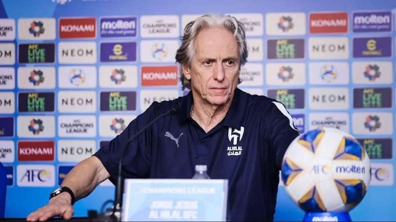 'Lembra muito o Flamengo', diz Jorge Jesus ao comparar Al-Hilal ao Rubro-Negro