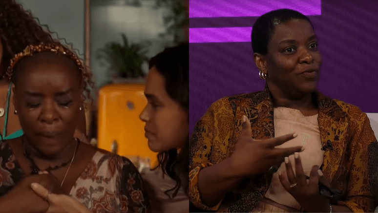 Olivia Araujo relembra emoção de cena em que raspou o cabelo como Maria Navalha, em Fuzuê: 'Minha mãe faleceu de câncer'