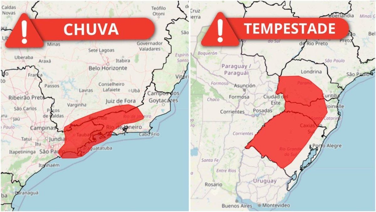 Entenda o significado do alerta vermelho do Inmet
