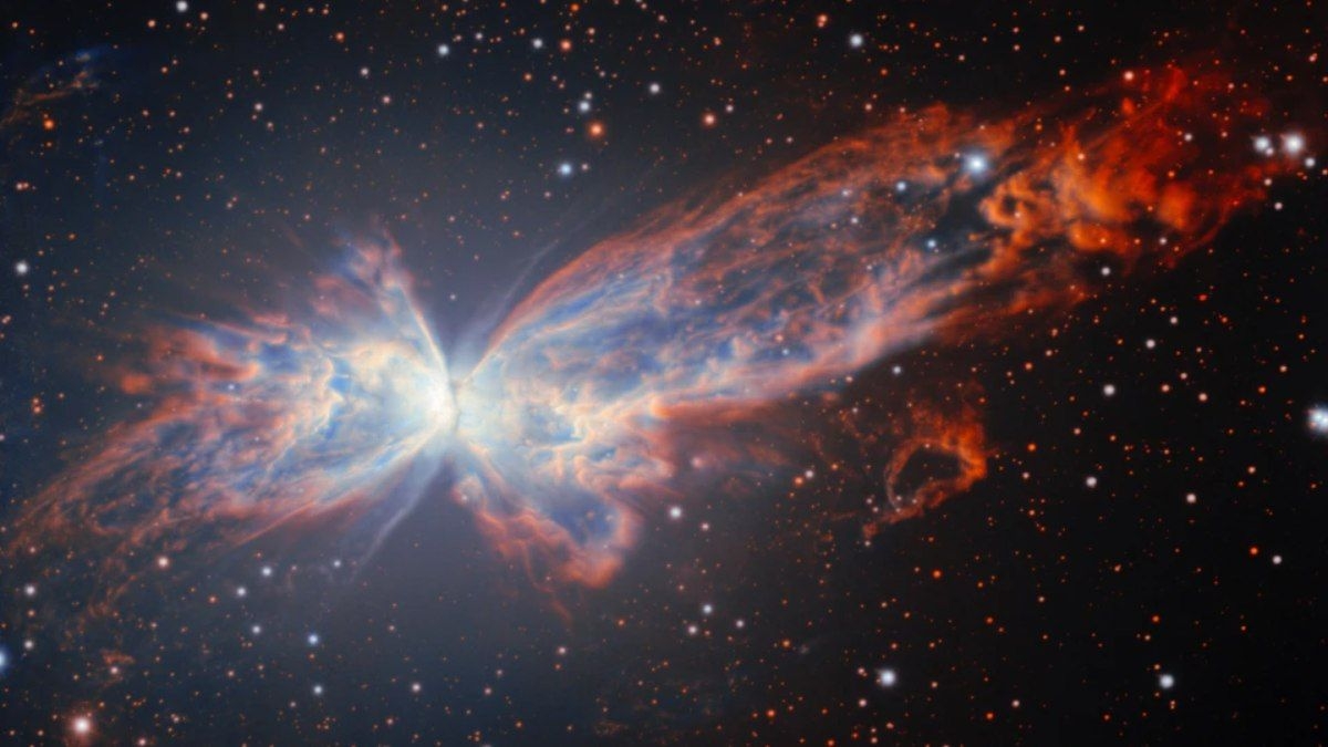 Borboleta cósmica revela novos detalhes da nebulosa