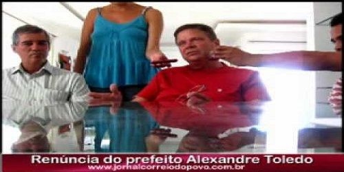 Dois acidentes de percursos da política que presenciei. Collor presidente, e "renúncia de Toledo. Assista aos vídeos de AT