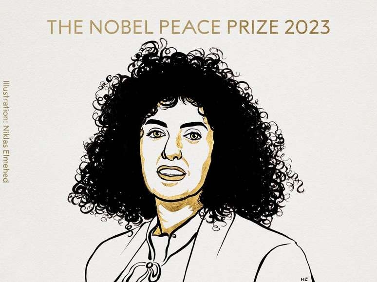 Nobel da Paz vai para Narges Mohammadi, iraniana presa por lutar pelos direitos das mulheres