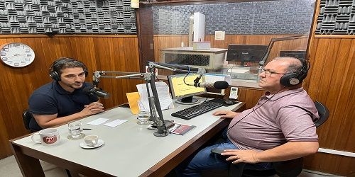 Na terça-feira próxima passada Guilherme Lopes foi o entrevistado do Canal do Povo da Penedo FM