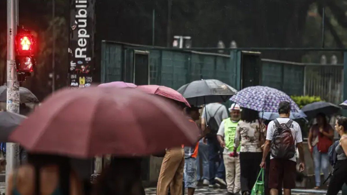 Temporais no Sul e calor em todo o Brasil