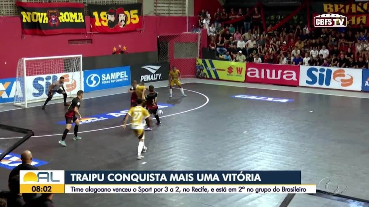 Traipu conquista vitória importante no Brasileiro de Futsal