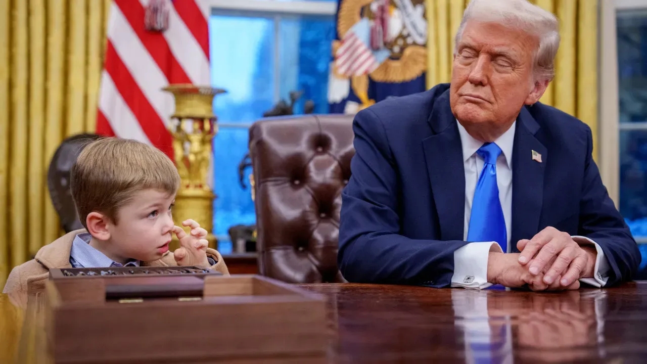 Menino que mandou Trump calar a boca e é filho de Musk