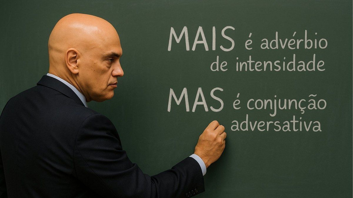 Erro de português de Moraes gera piadas entre bolsonaristas