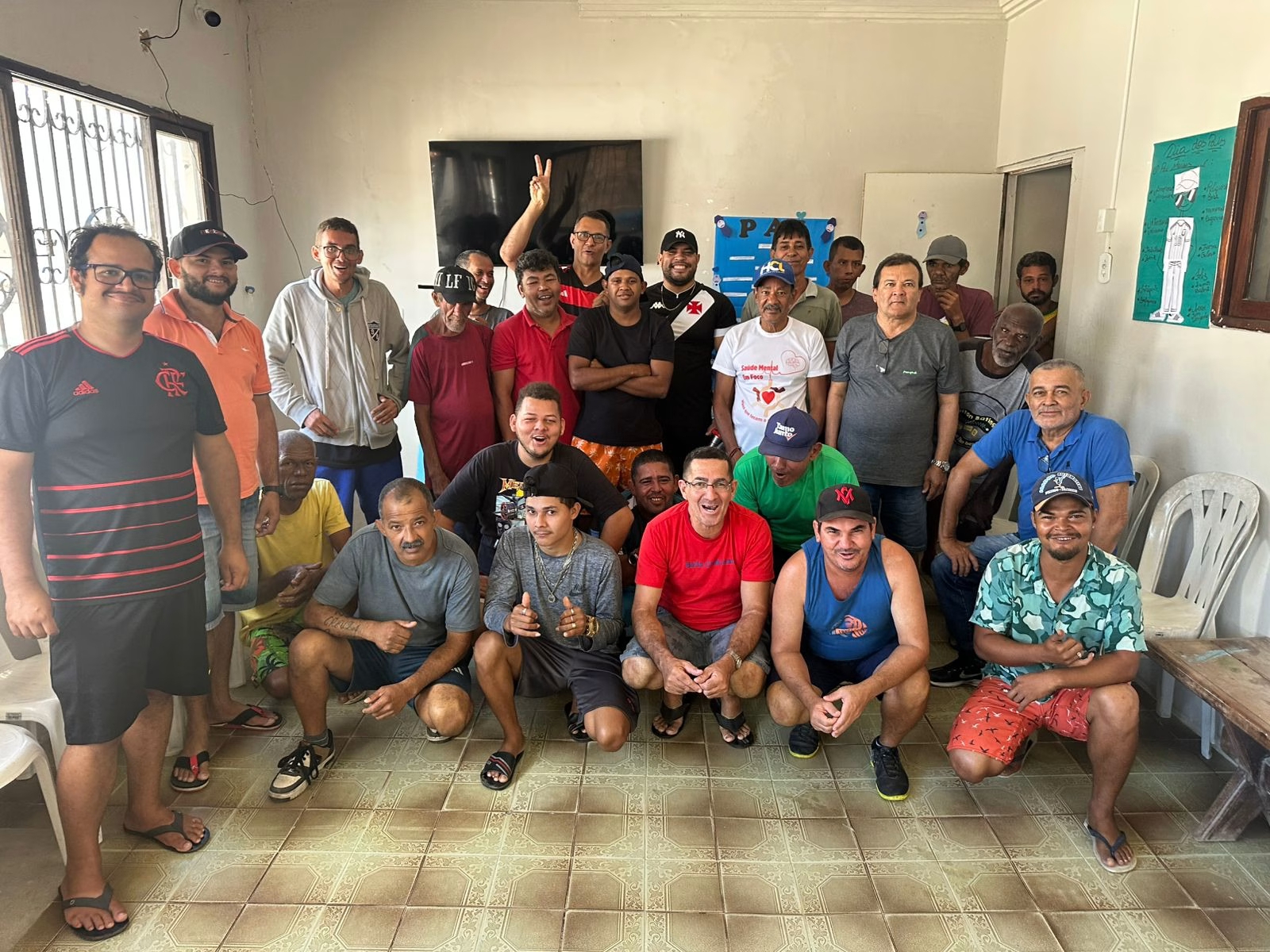 Ação do CAPS de Penedo celebra o Dia dos Pais com usuários