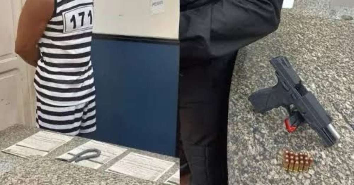 Homem preso por porte ilegal de arma em Niterói
