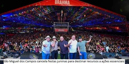 Momento junino sendo engolido pela crise e pelas chuvas