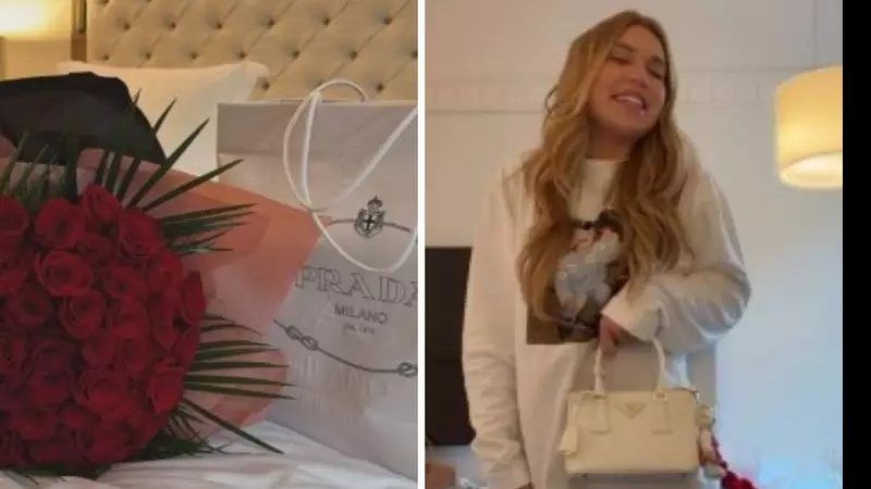 Virginia recebe presente de R$ 25 mil de Vini Jr.