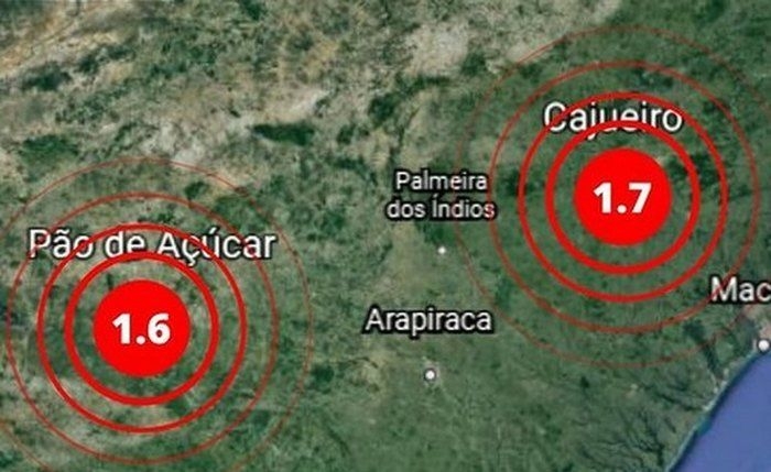 AL registra 28 tremores de terra em 2024 e fica em 3º lugar no Nordeste