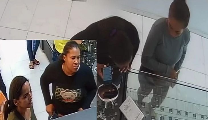 Vídeo: trio de mulheres finge ser cliente e furta joias de loja no Centro de Maceió