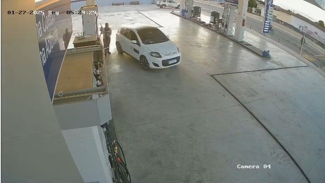 Motorista foge após abastecer carro sem pagar em Craíbas