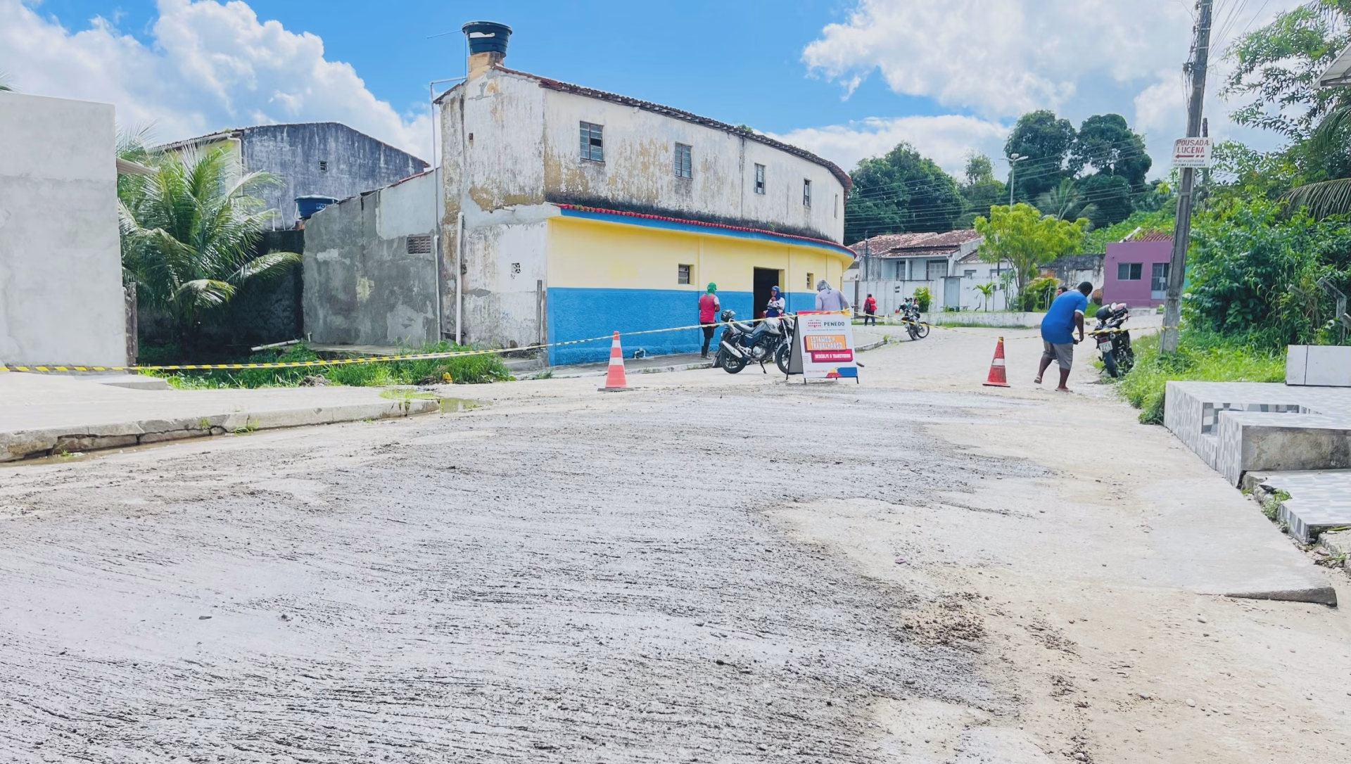 Recapeamento no Jatobá melhora mobilidade em Penedo