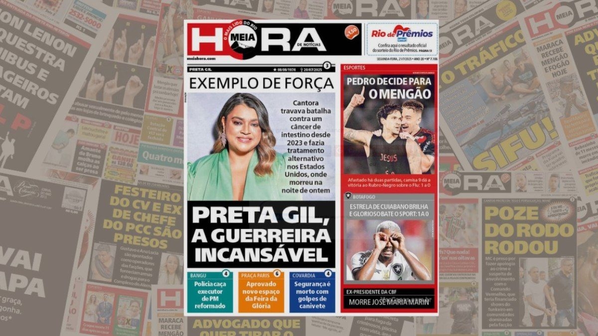 Meia Hora se destaca como um dos jornais mais lidos