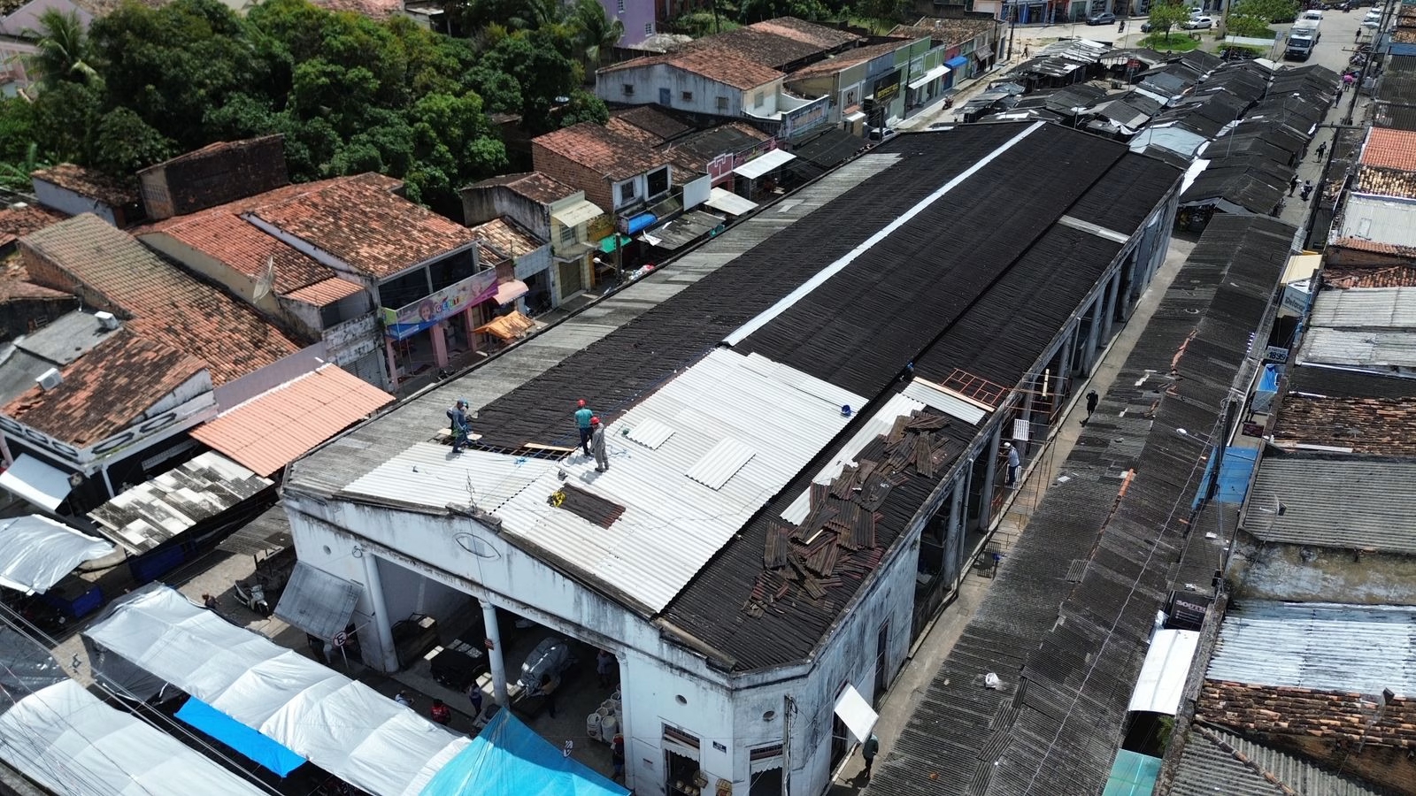 Penedo revitaliza Pavilhão da Farinha com nova cobertura