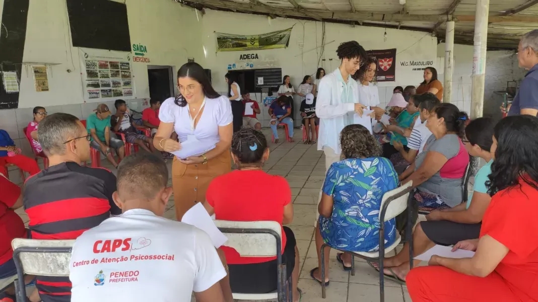 CAPS de Penedo e FRM realizam atividade alusiva ao Janeiro Branco