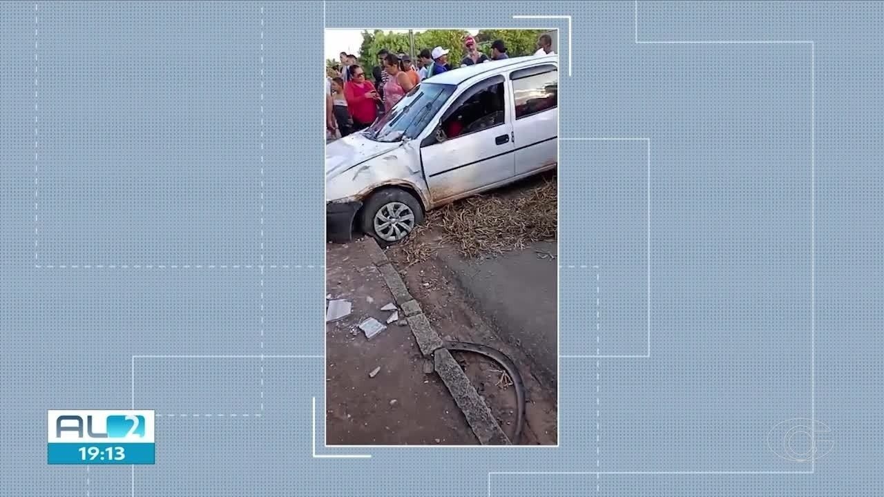 Carro invade casa e mata idosa em Taquarana