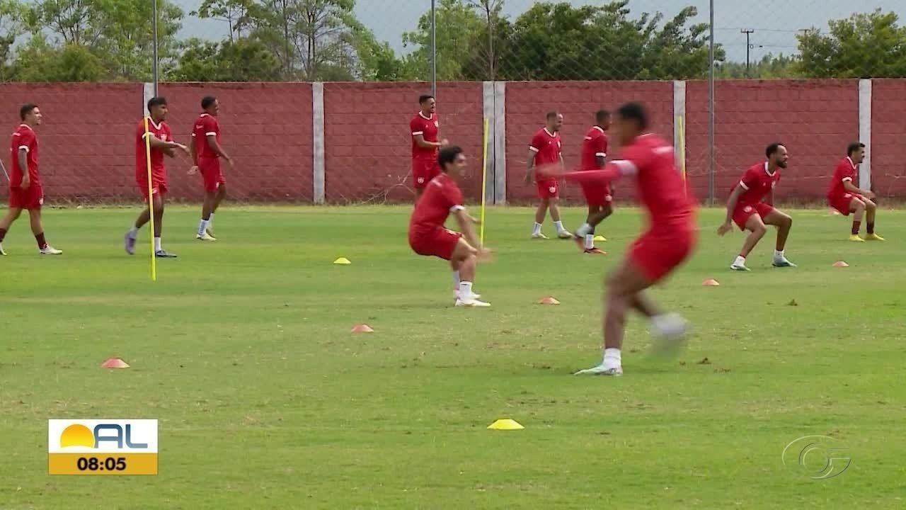 CRB se prepara para enfrentar o Santos na Copa do Brasil