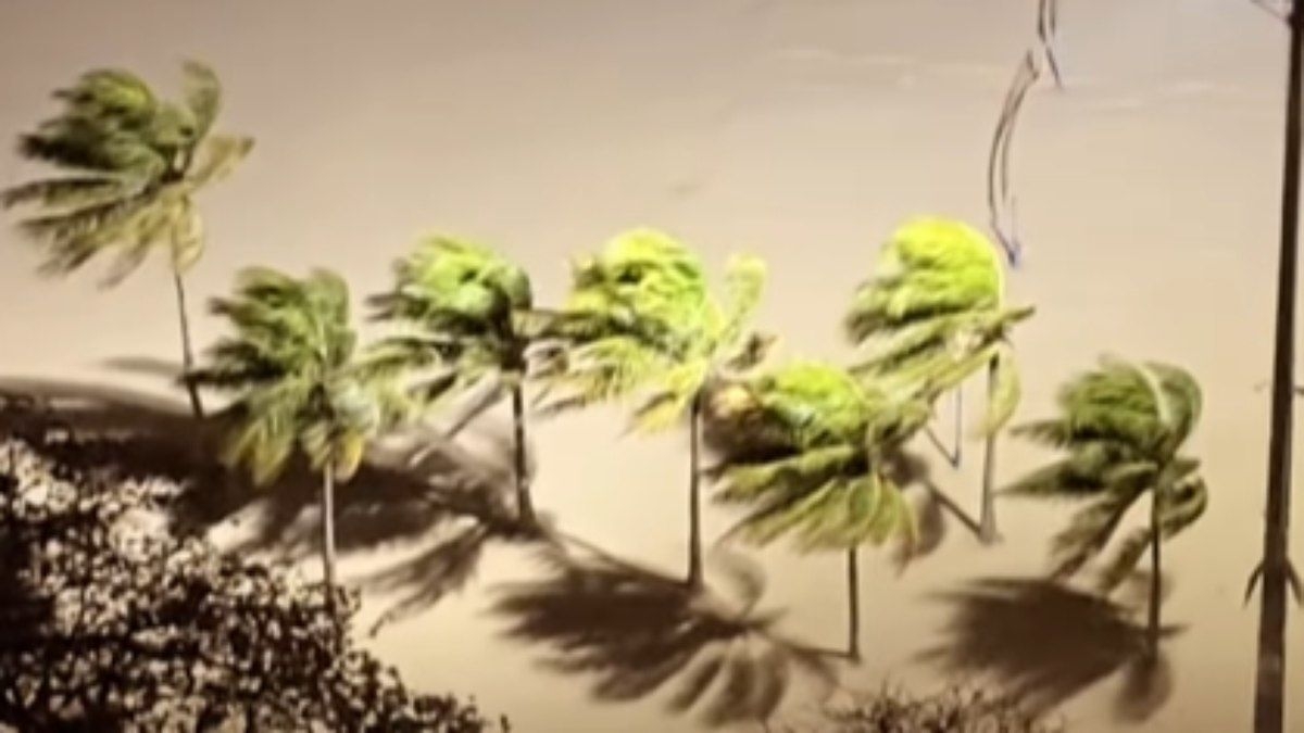 Alerta de ventos fortes no litoral de São Paulo