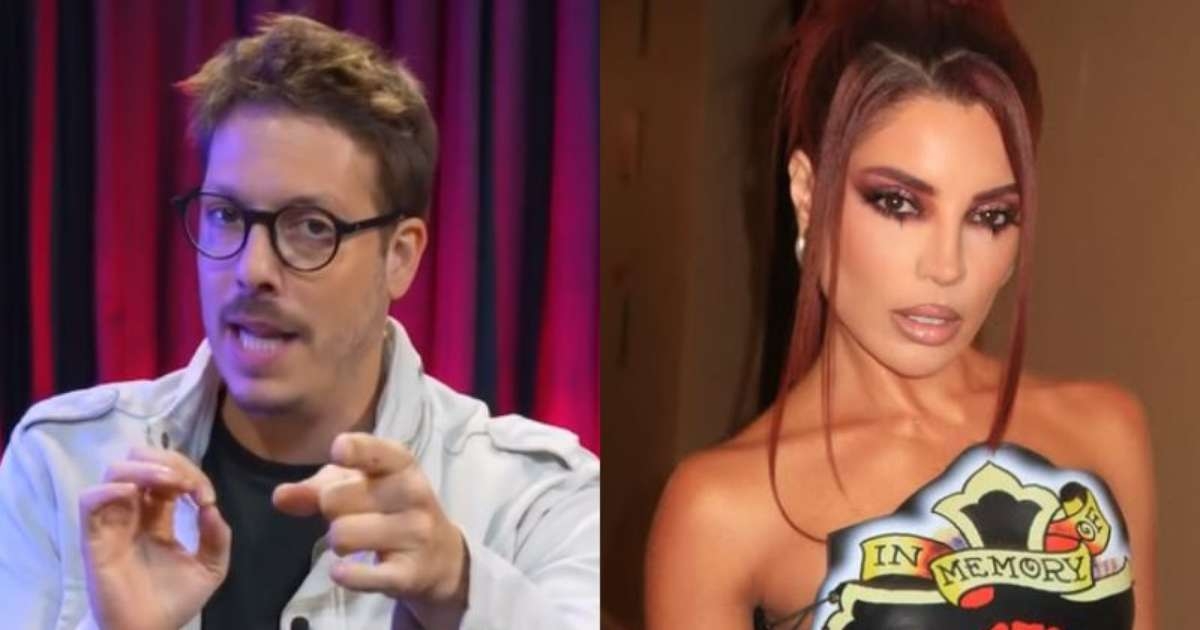 Gkay e Fábio Porchat selam paz em encontro no carnaval