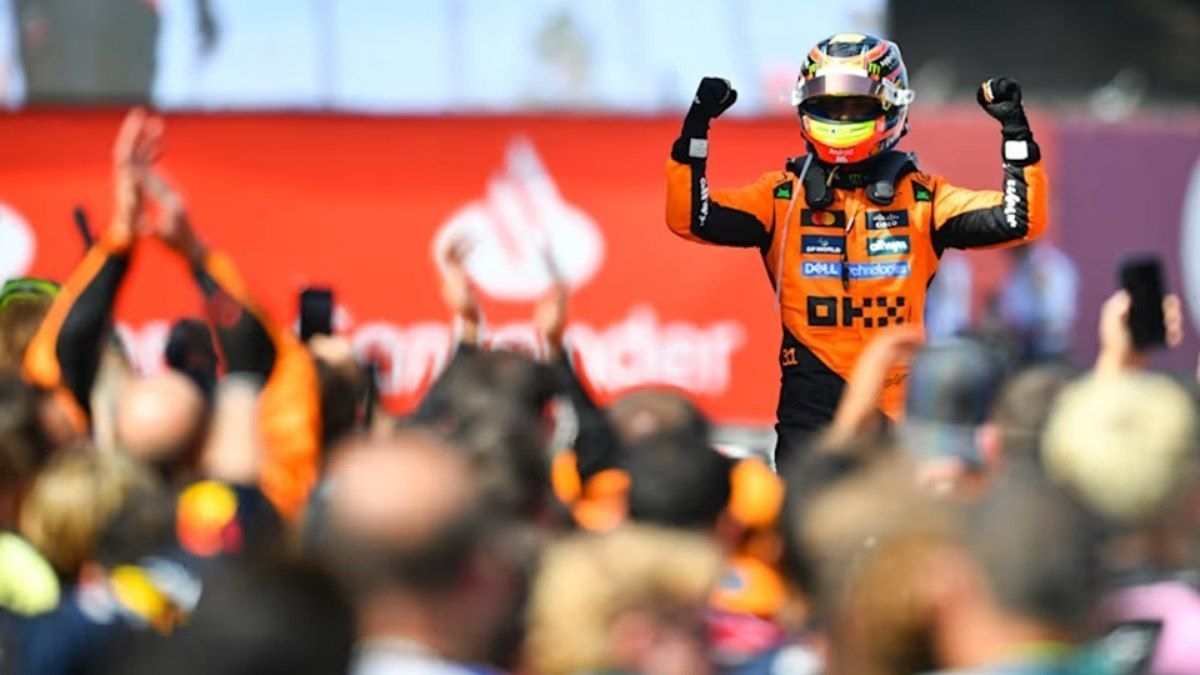 Oscar Piastri vence GP da Espanha com Lando Norris