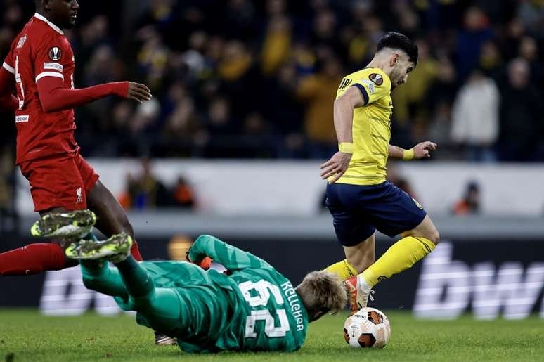 Já classificado, Liverpool perde para Union na Liga Europa