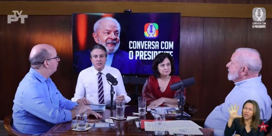 Lula volta a fazer live e repete Bolsonaro ao levar ministros para falar sobre projetos do governo