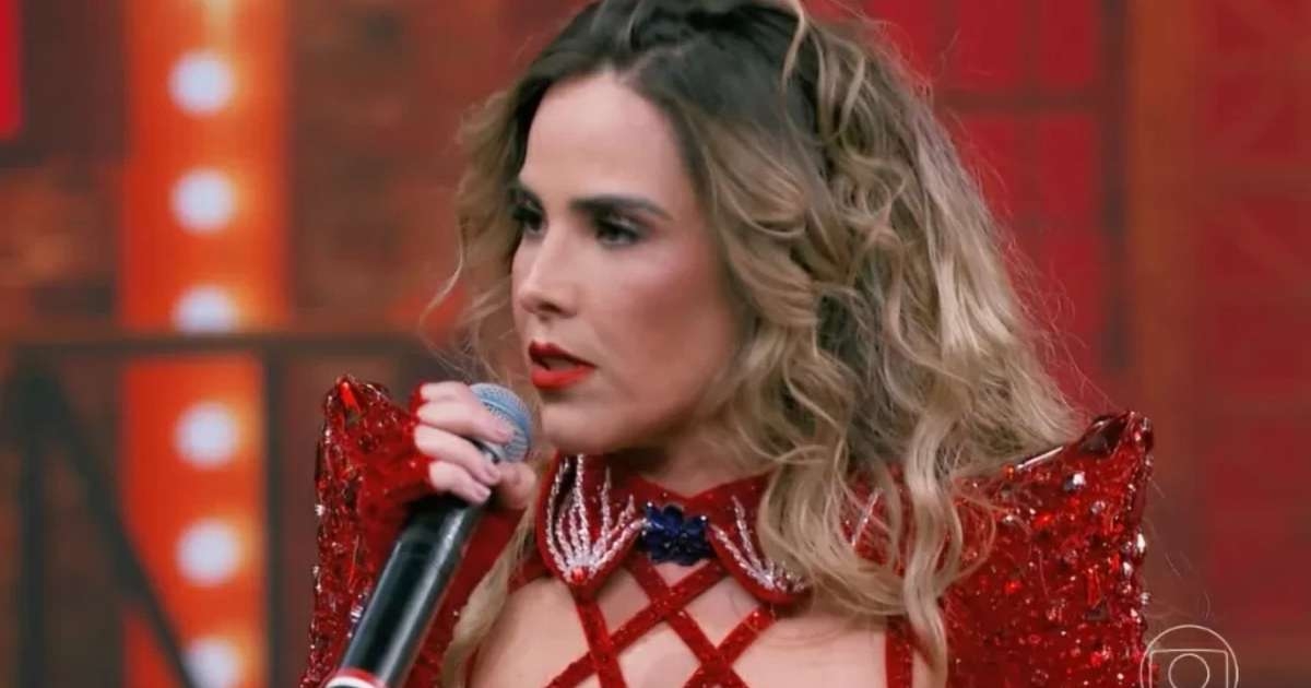 Wanessa fala sobre o término com Dado no Domingão
