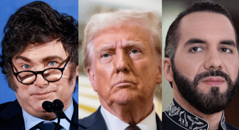 Como Milei na Argentina e Bukele em El Salvador se tornaram modelos para novo governo Trump nos EUA