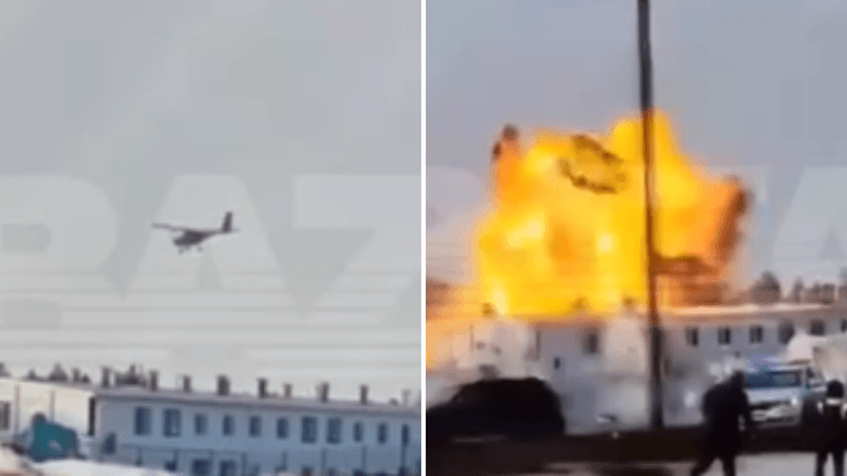 Ucrânia usa avião sem piloto para explodir fábrica na Rússia; veja