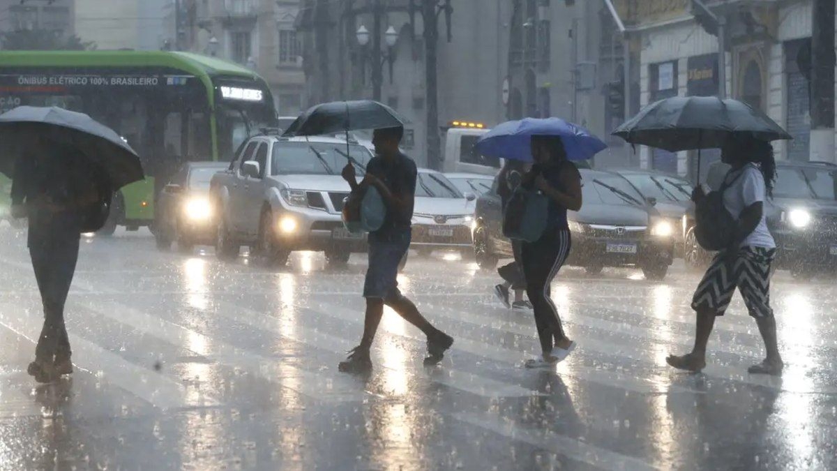 Chuva Forte Afeta Sudeste e Nordeste Nesta Quarta-feira