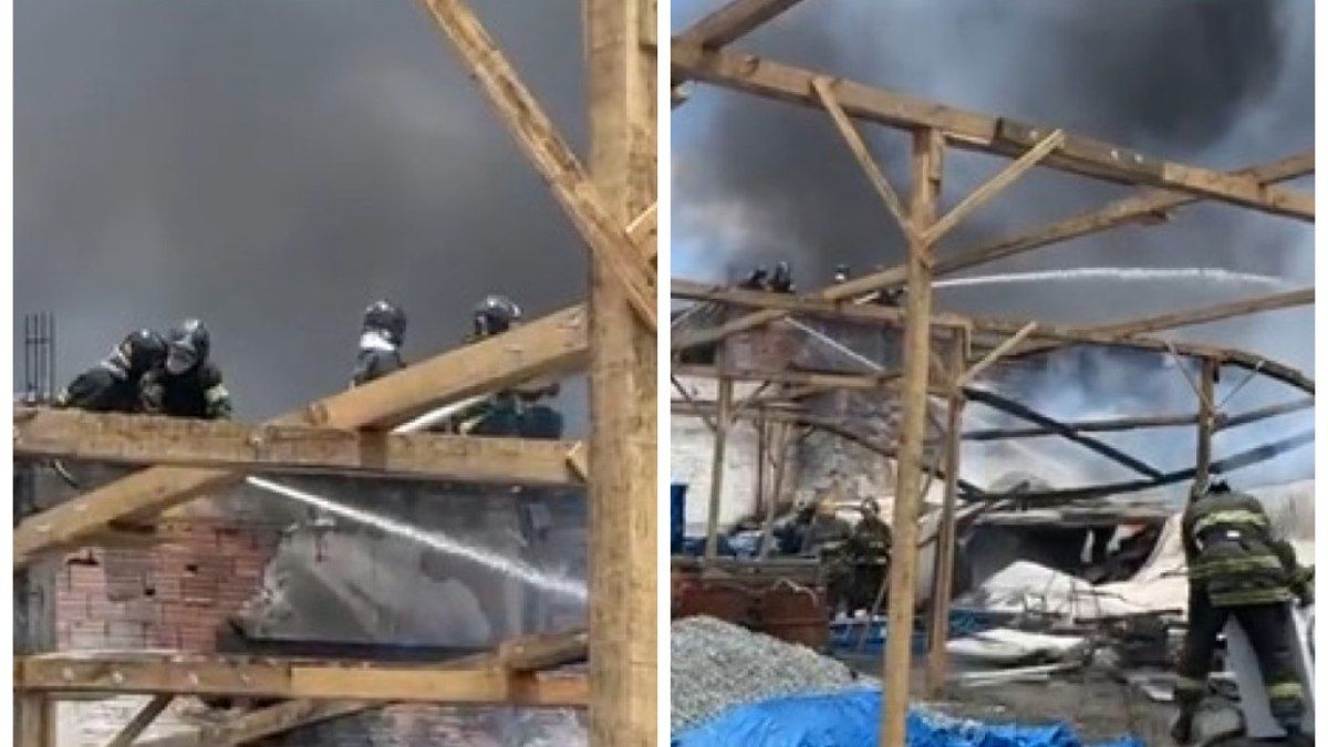 Incêndio causa congestionamento na Fernão Dias em Guarulhos