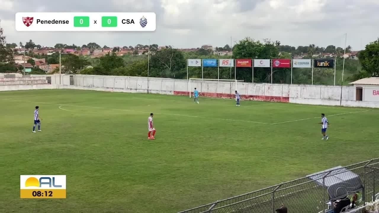 Zagueiro do CSA faz golaço surpreendente no Alagoano Sub-20