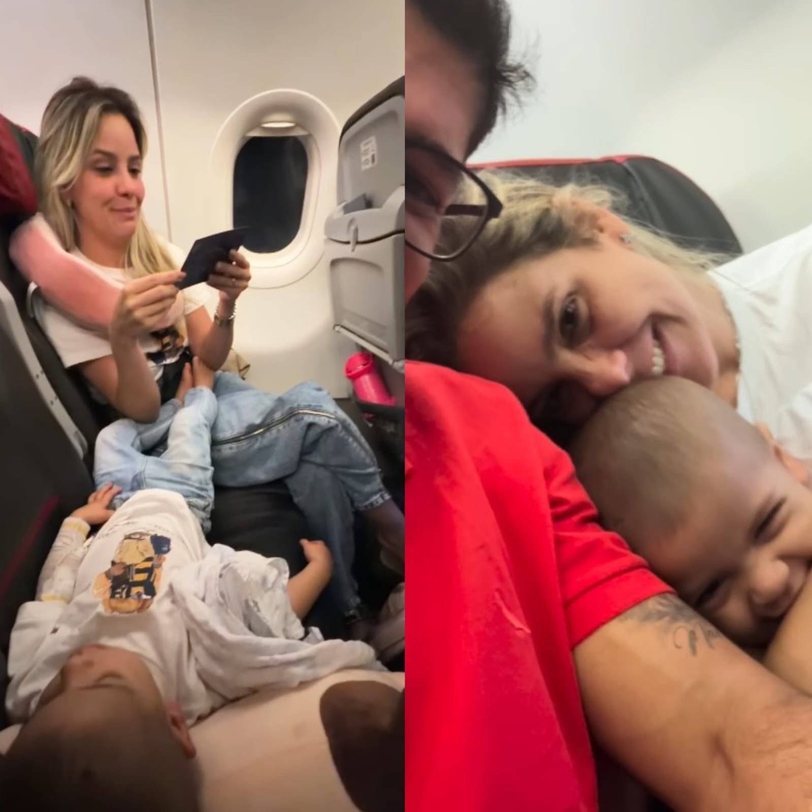 Criança alagoana comemora fim da quimioterapia em voo emocionante