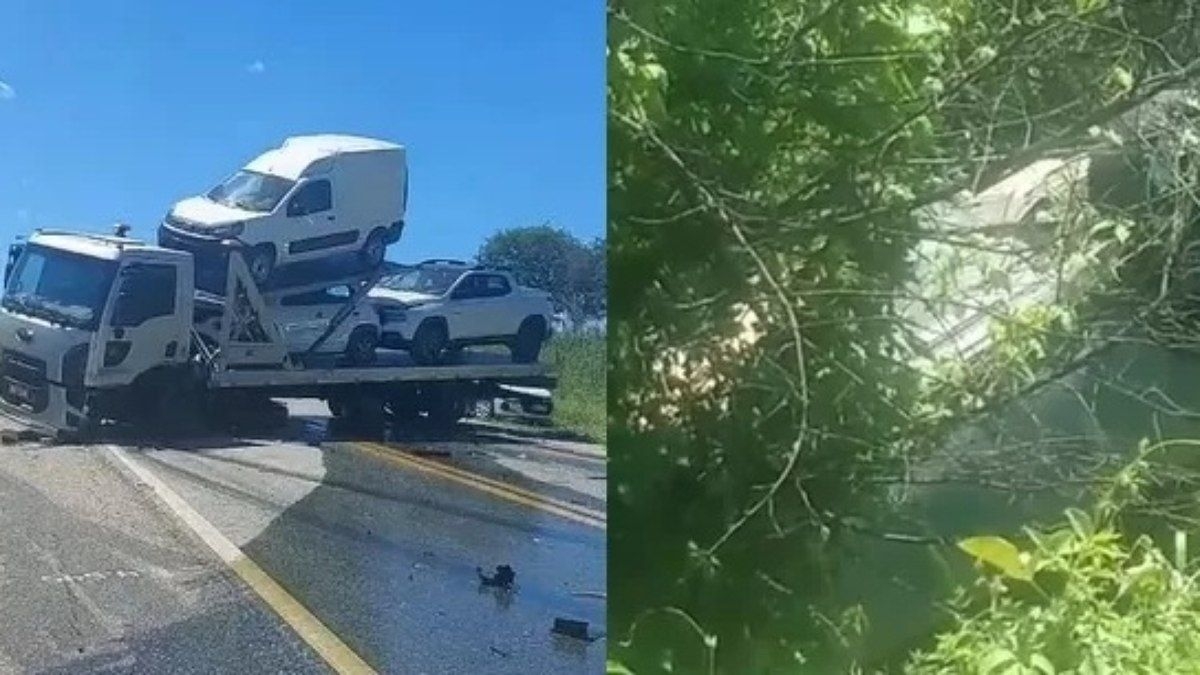 Acidente fatal com caminhão guincho em Condado