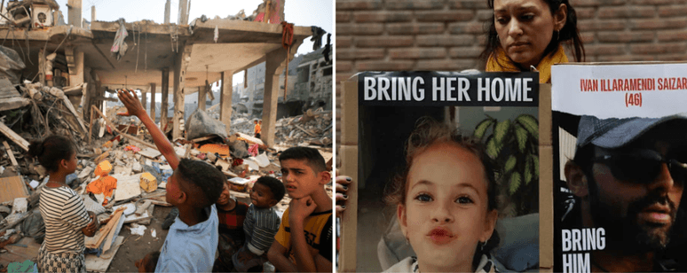 Protestos de familiares, uso de IA, 50 mortos: o que se sabe sobre reféns mantidos pelo Hamas